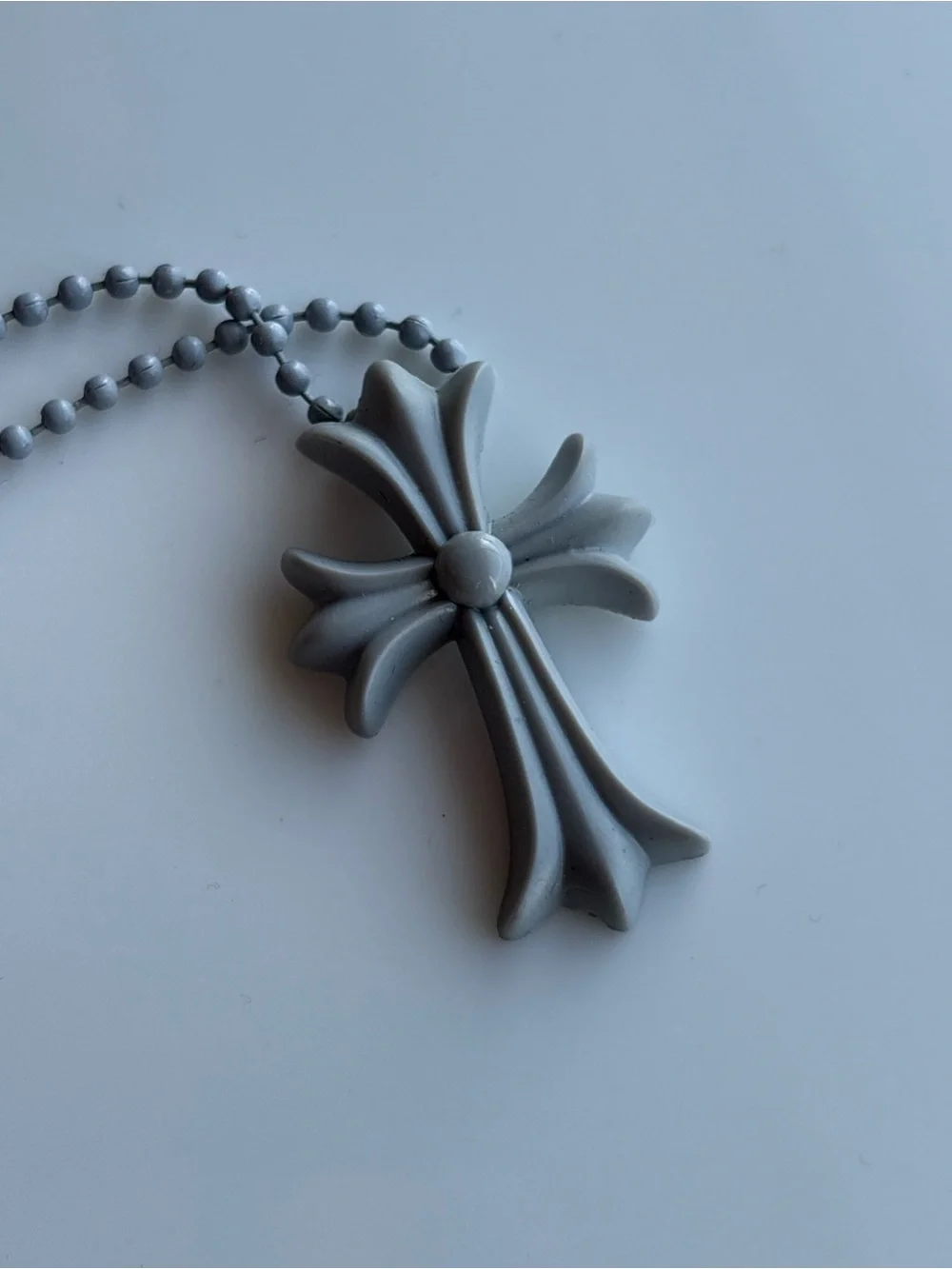 White Chrome Hearts Necklace
